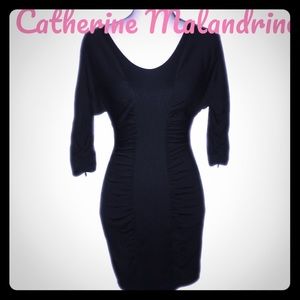 Catherine Malandrino Body Con Black Dress